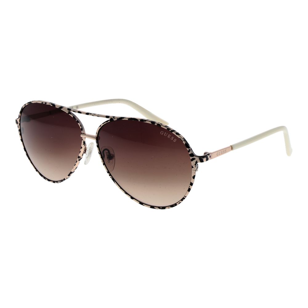 Guess GU7847 33F Beige Metal Sunglasses