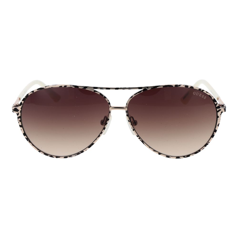 Guess GU7847 33F Beige Metal Sunglasses