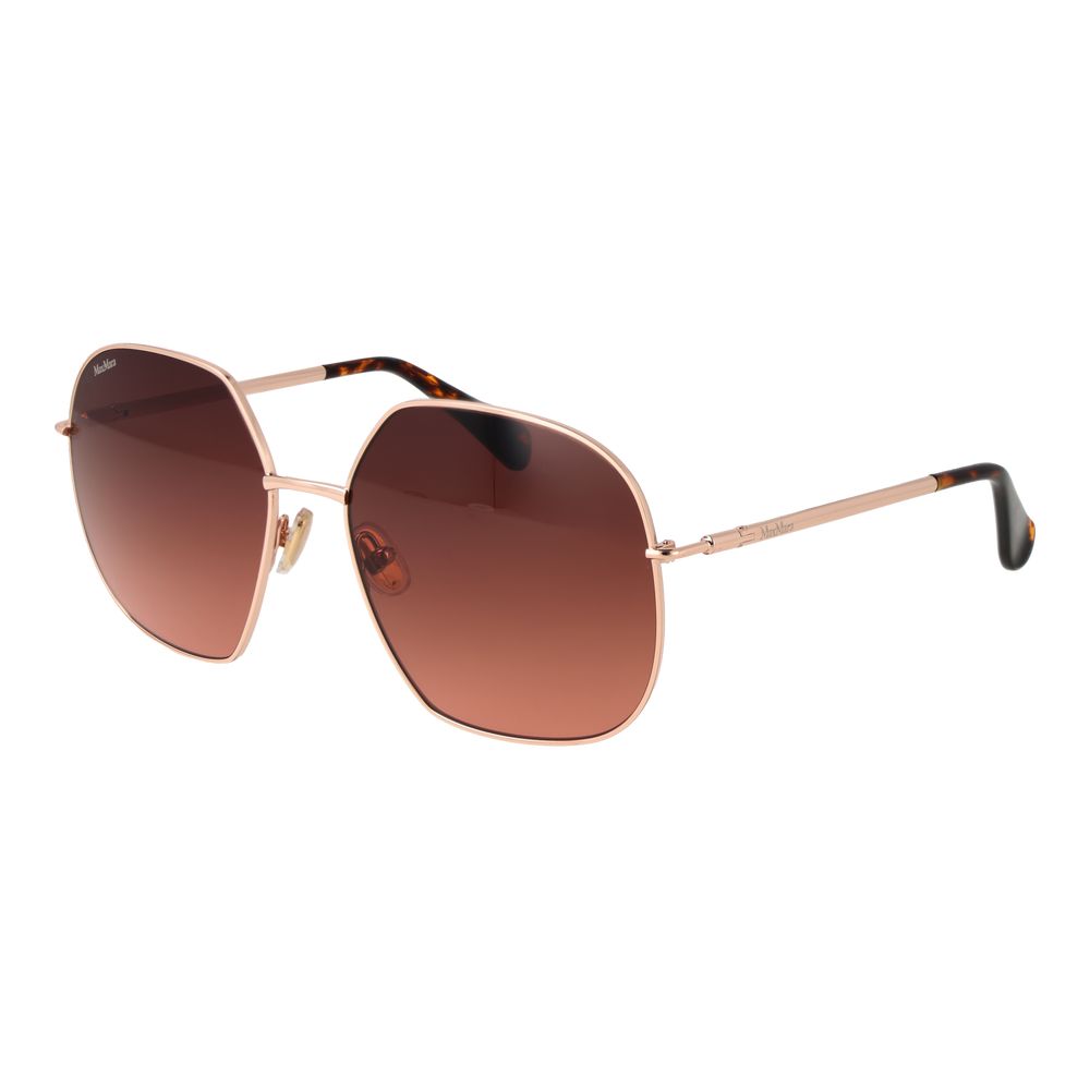 Max Mara MM0061 Women's Sunglasses Rose Gold Metal BNWT
