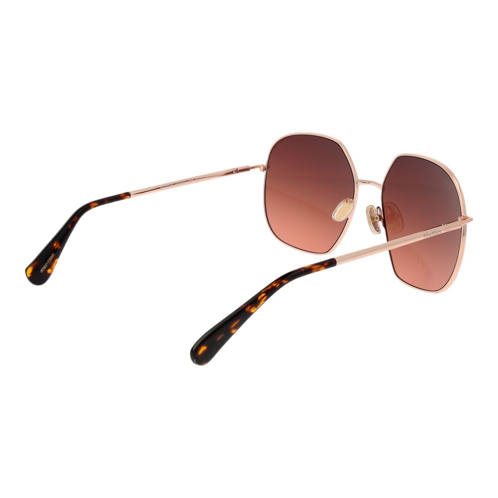 Max Mara MM0061 Women's Sunglasses Rose Gold Metal BNWT