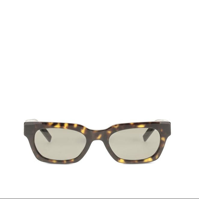 Saint Laurent SL M175 Brown Acetate Wellington Sunglasses A003E3 Y9956