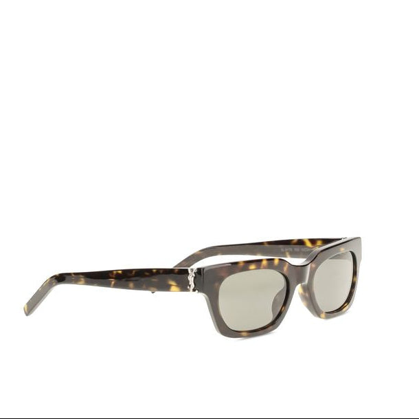 Saint Laurent SL M175 Brown Acetate Wellington Sunglasses A003E3 Y9956