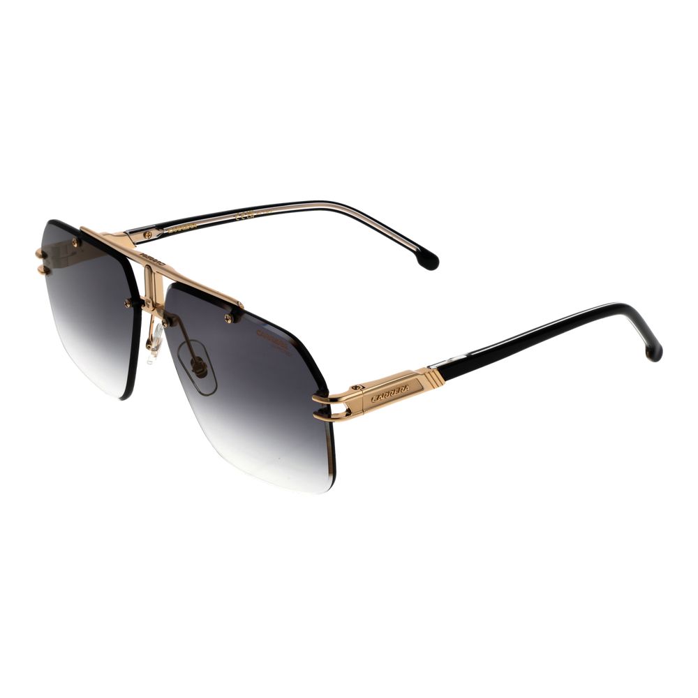 Carrera 1054/S RHL/FQ Gold Grey Mirror Rimless Sunglasses 63mm Mens