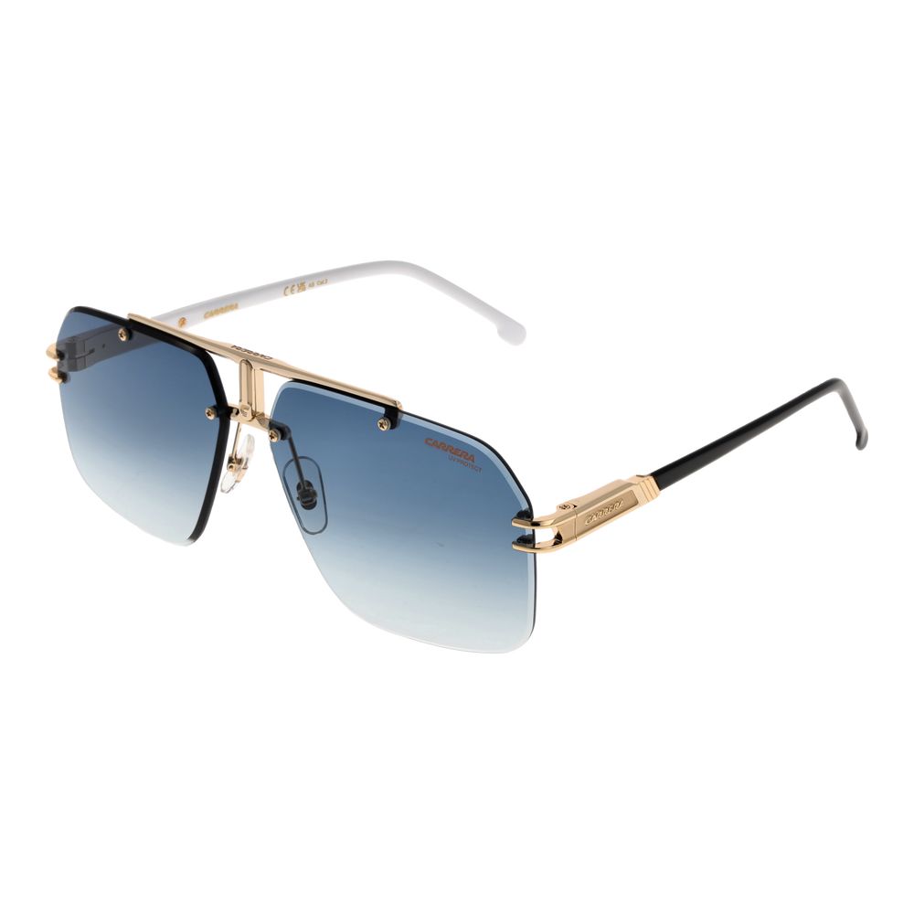 Carrera 1054/S J5G/08 Gold Rimless Blue Gradient Sunglasses 63mm