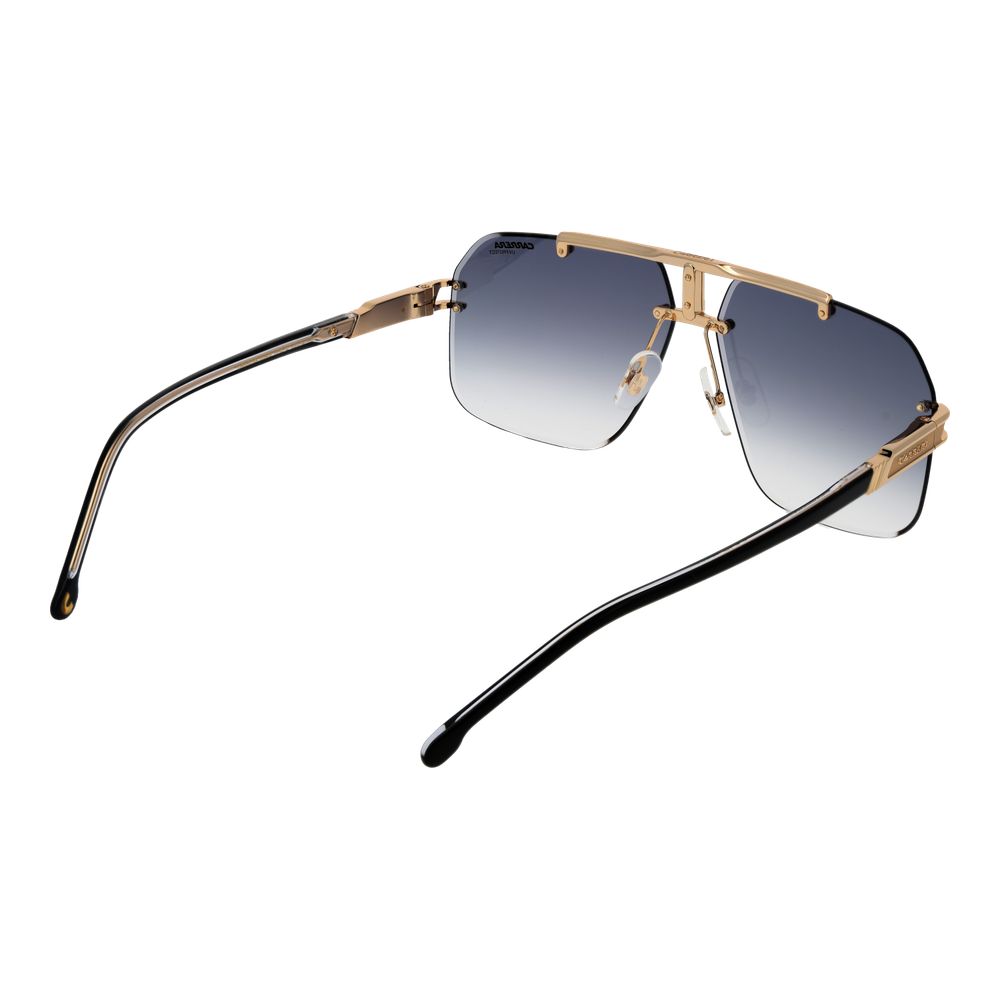 Carrera 1054/S RHL/FQ Gold Grey Mirror Rimless Sunglasses 63mm Mens