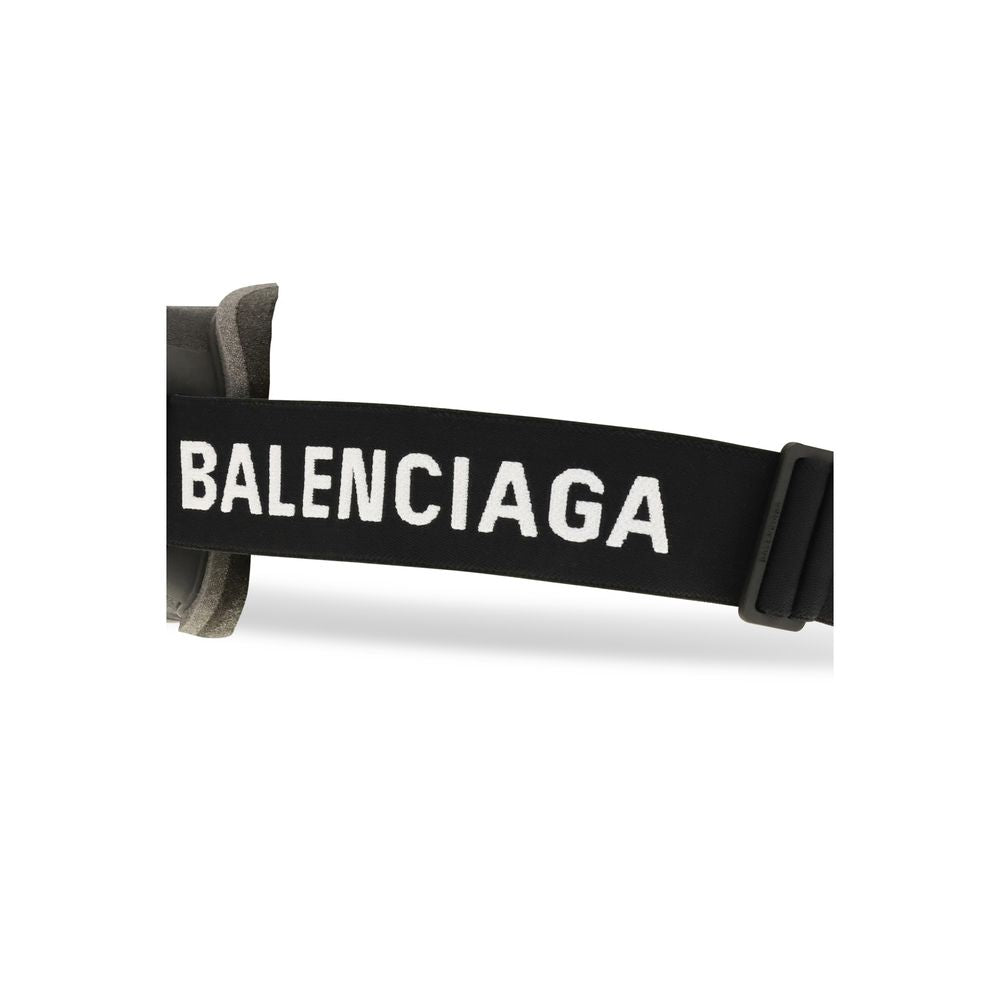 Balenciaga Ski Mask Silver Mirrored Sunglasses BB0394S 001