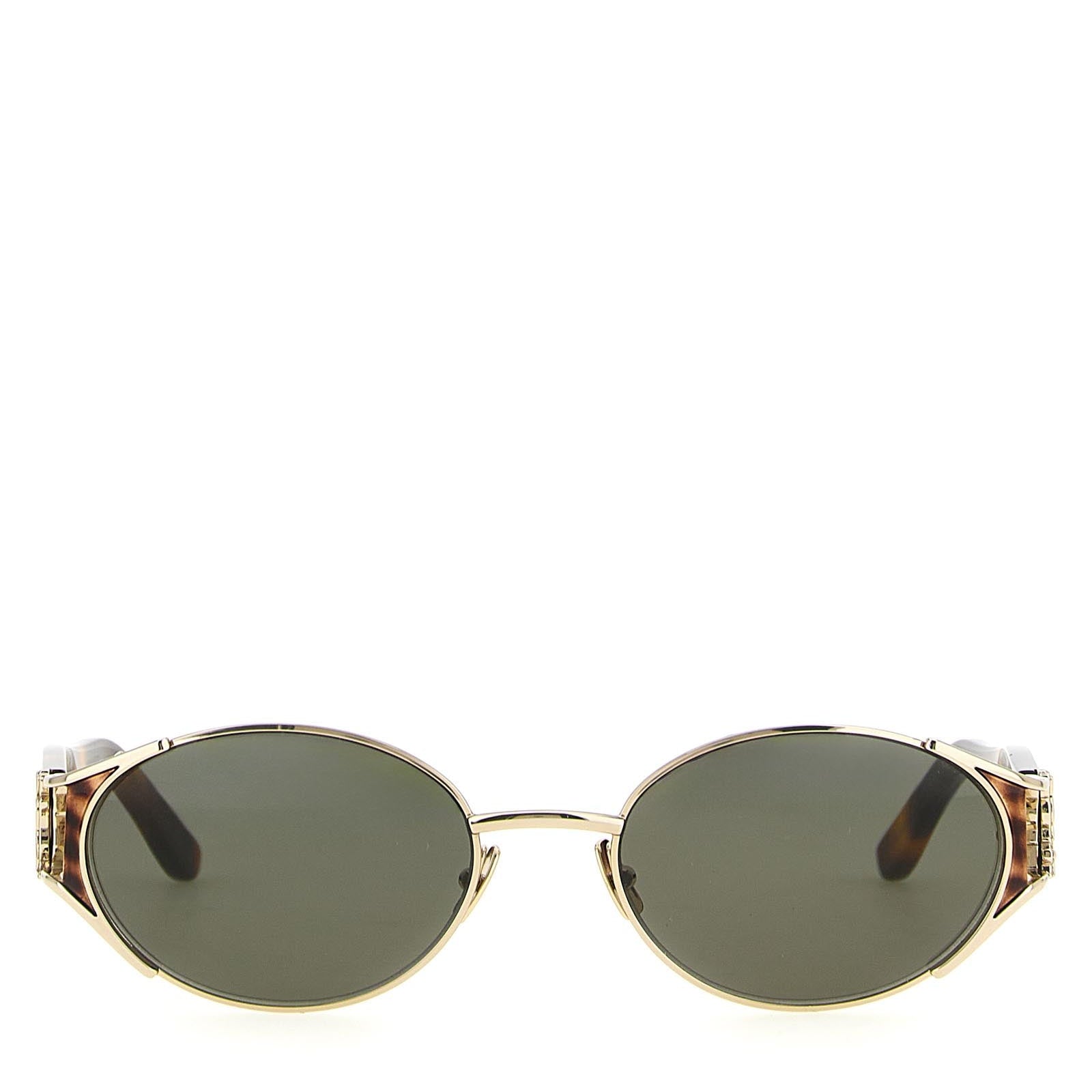 Saint Laurent SL M919 Brown Havana Oval Sunglasses Women’s