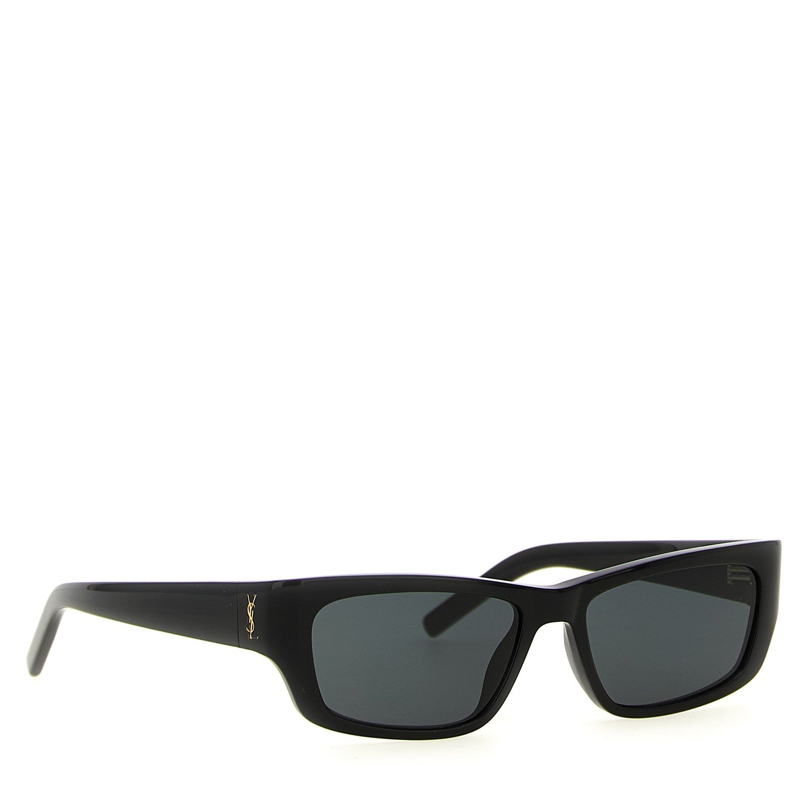 Saint Laurent SL M182 Jazz Black Acetate Cat Eye Sunglasses