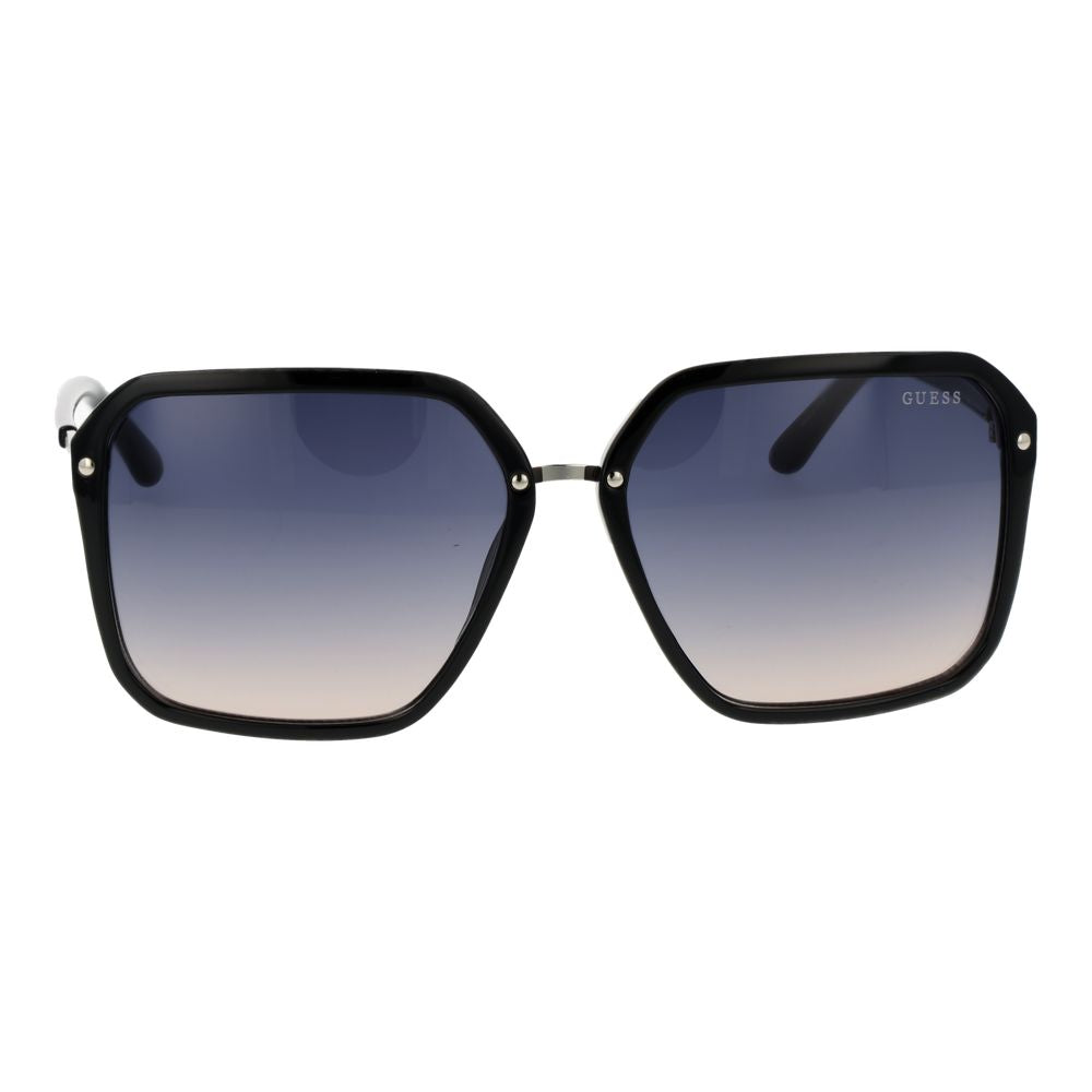 GUESS Women’s Black Square Gradient Sunglasses Grey Lens 57mm