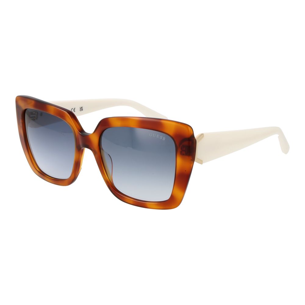 Guess GU7889 53W Brown Plastic Sunglasses