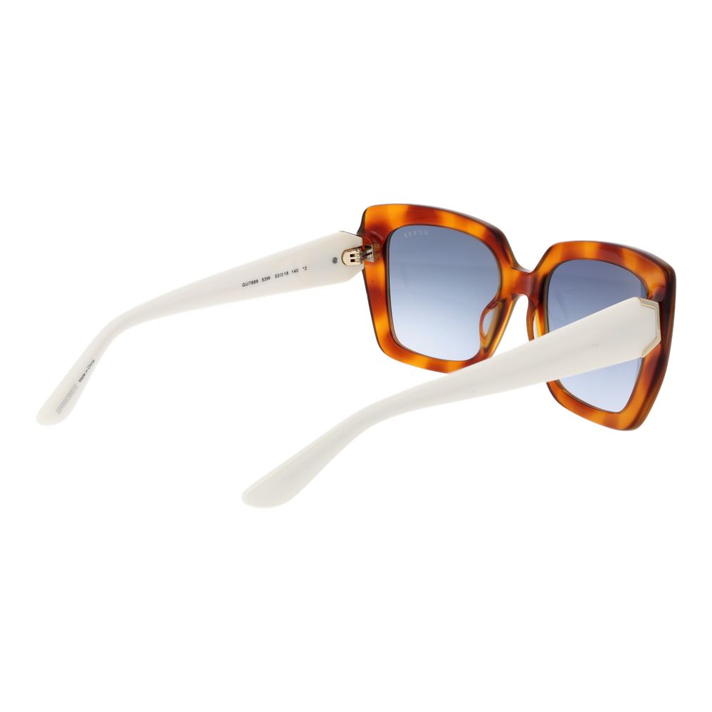Guess GU7889 53W Brown Plastic Sunglasses