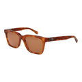 GUESS GU00064 56E Women's Copper Rectangle Sunglasses Orange Lens 53mm