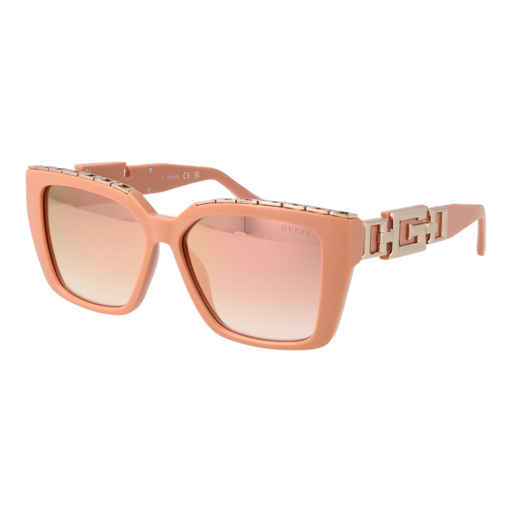 GUESS GU7915 72U Pink Cat Eye Mirrored Gradient Sunglasses 55mm