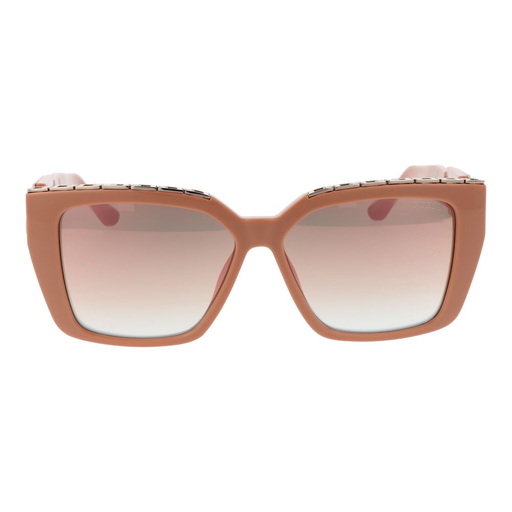 GUESS GU7915 72U Pink Cat Eye Mirrored Gradient Sunglasses 55mm