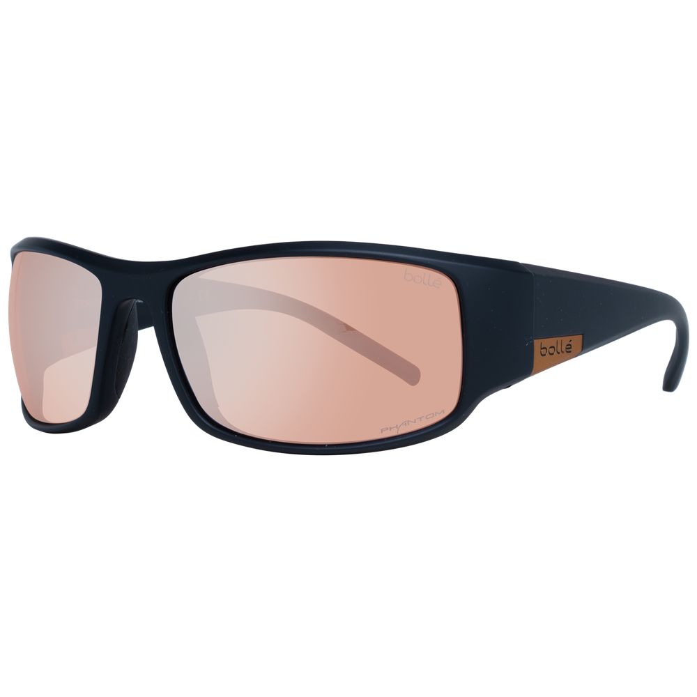 Bollé King 12575 Black Brown Phantom Lens Sunglasses 66-18-125