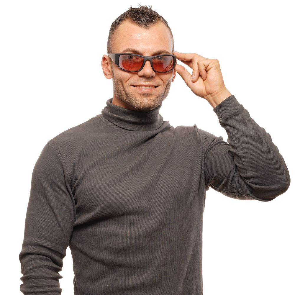 Bollé King 12575 Black Brown Phantom Lens Sunglasses 66-18-125