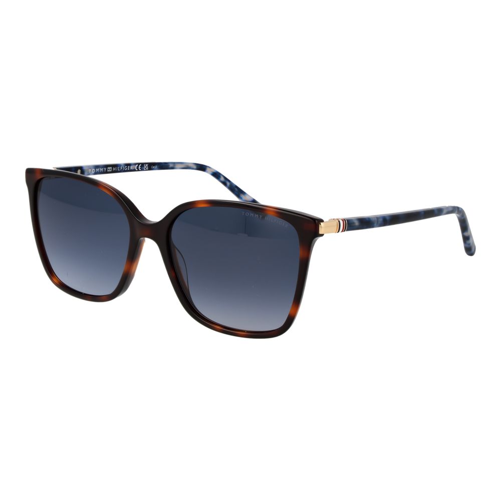 Tommy Hilfiger Cat-Eye Brown Acetate Sunglasses