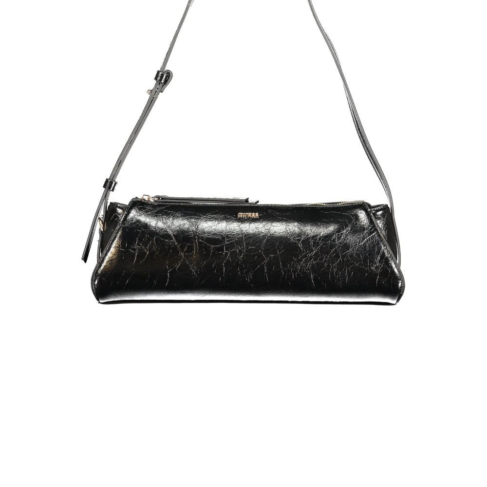 GUESS JEANS Xena Mini Shoulder Bag Black Polyurethane