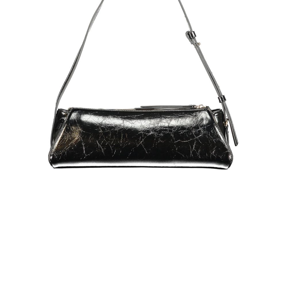 GUESS JEANS Xena Mini Shoulder Bag Black Polyurethane