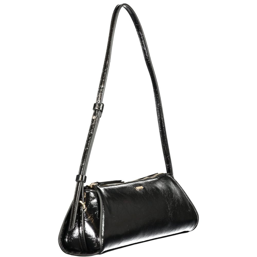 GUESS JEANS Xena Mini Shoulder Bag Black Polyurethane