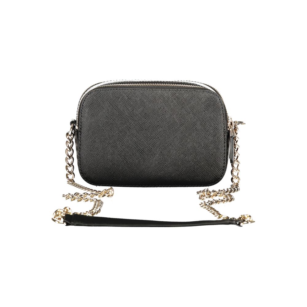 GUESS Jeans Women's Handbag Black Polyurethane Chain Strap