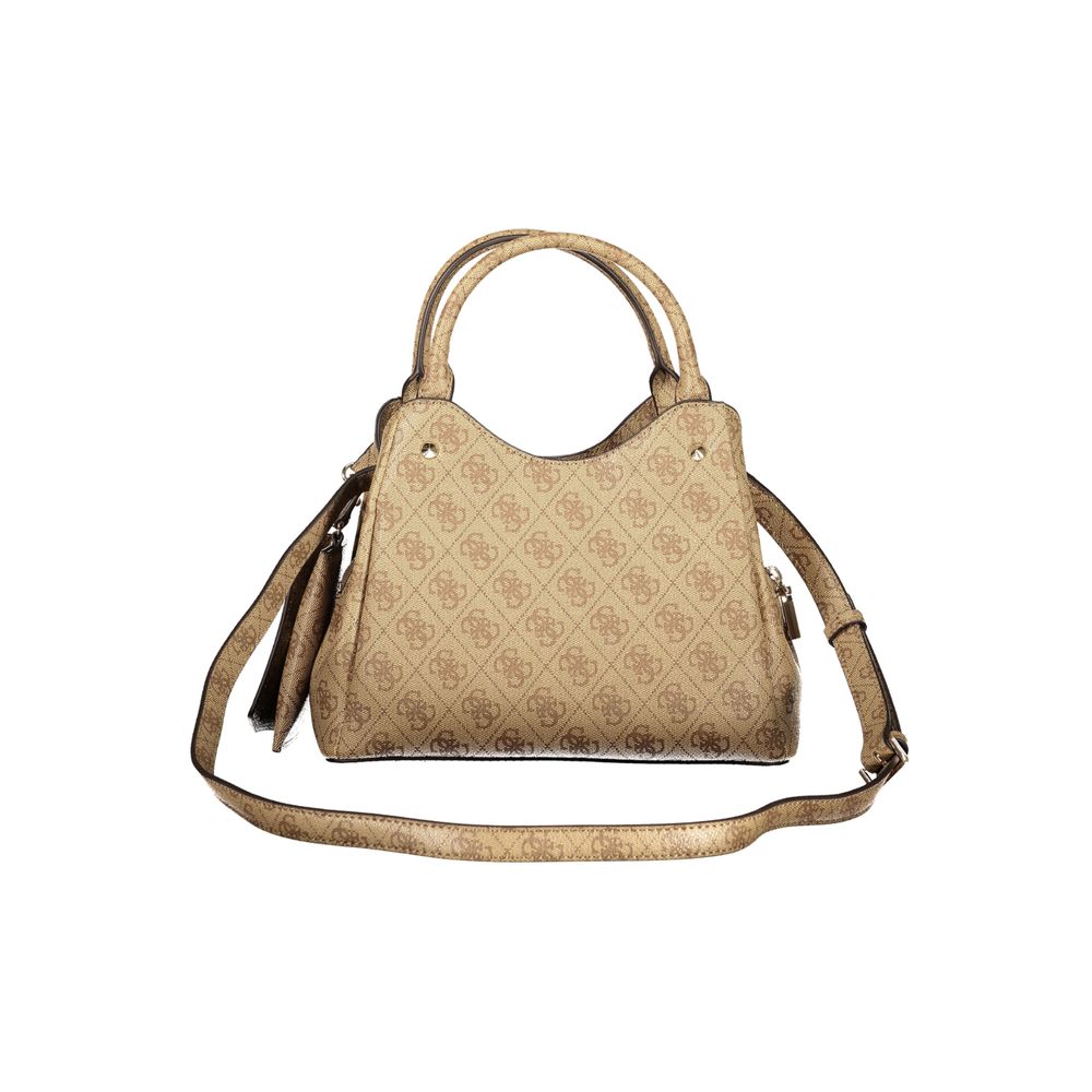 Guess Jeans Handbag Beige Polyethylene