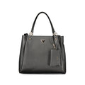 Guess Lorella Black Polyethylene Handbag - 2 Handles, Shoulder