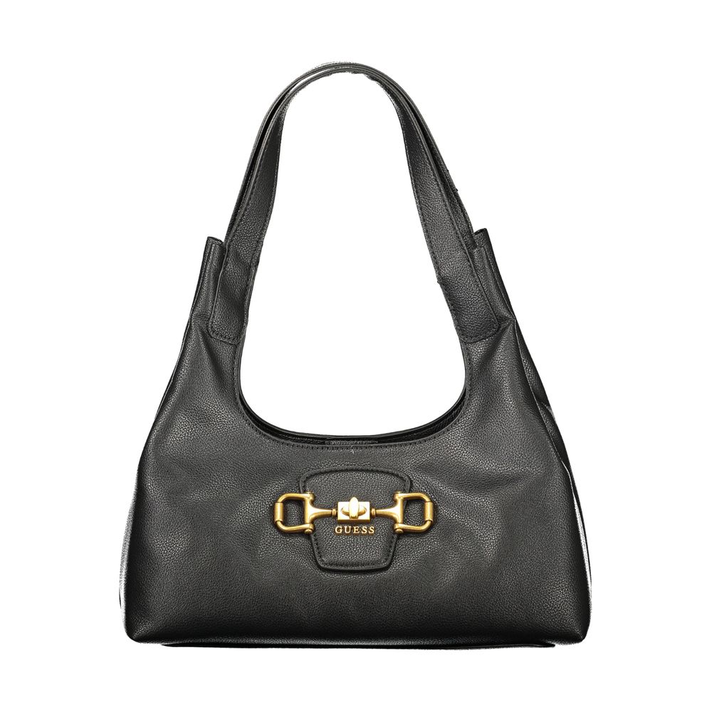 Guess Jeans Sunset Shoulder Bag Black Polyethylene