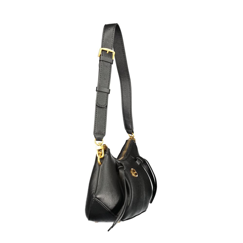 Guess Jeans Allegra Polyethylene Handbag - Black, Removable Strap