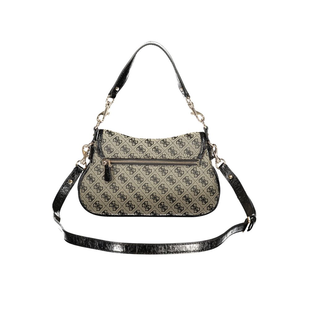 Guess Handbag Black Polyester Allegra
