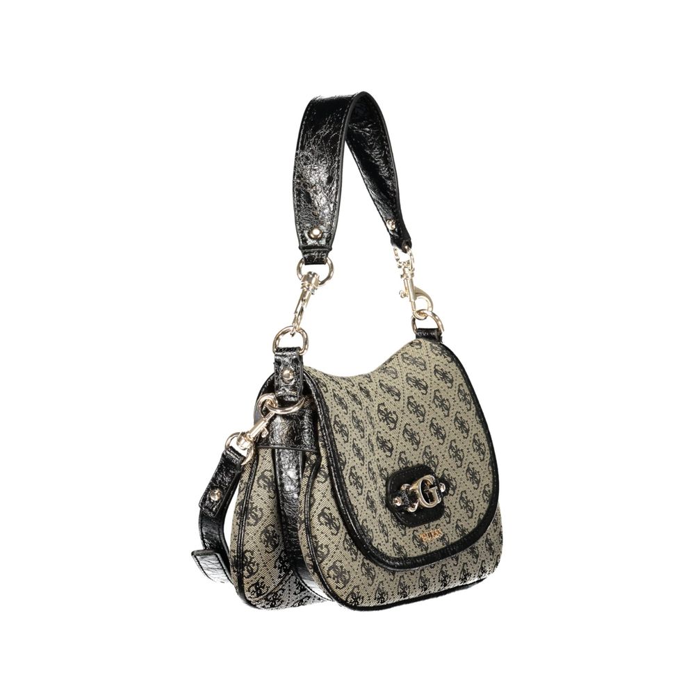 Guess Handbag Black Polyester Allegra
