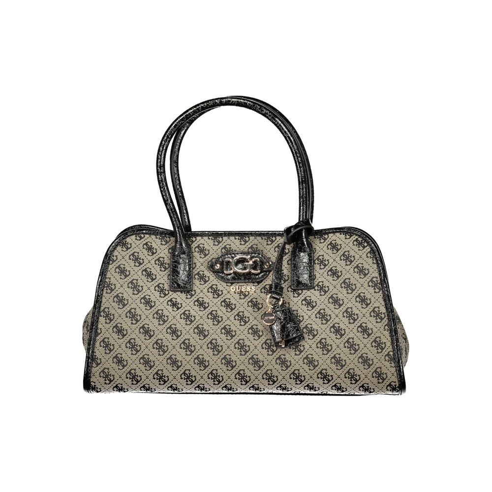 Guess Samantha Handbag Black Polyester Shoulder Bag