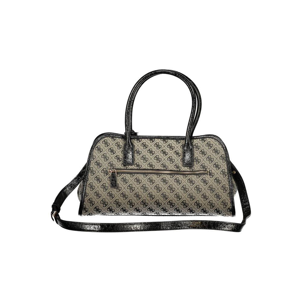 Guess Samantha Handbag Black Polyester Shoulder Bag