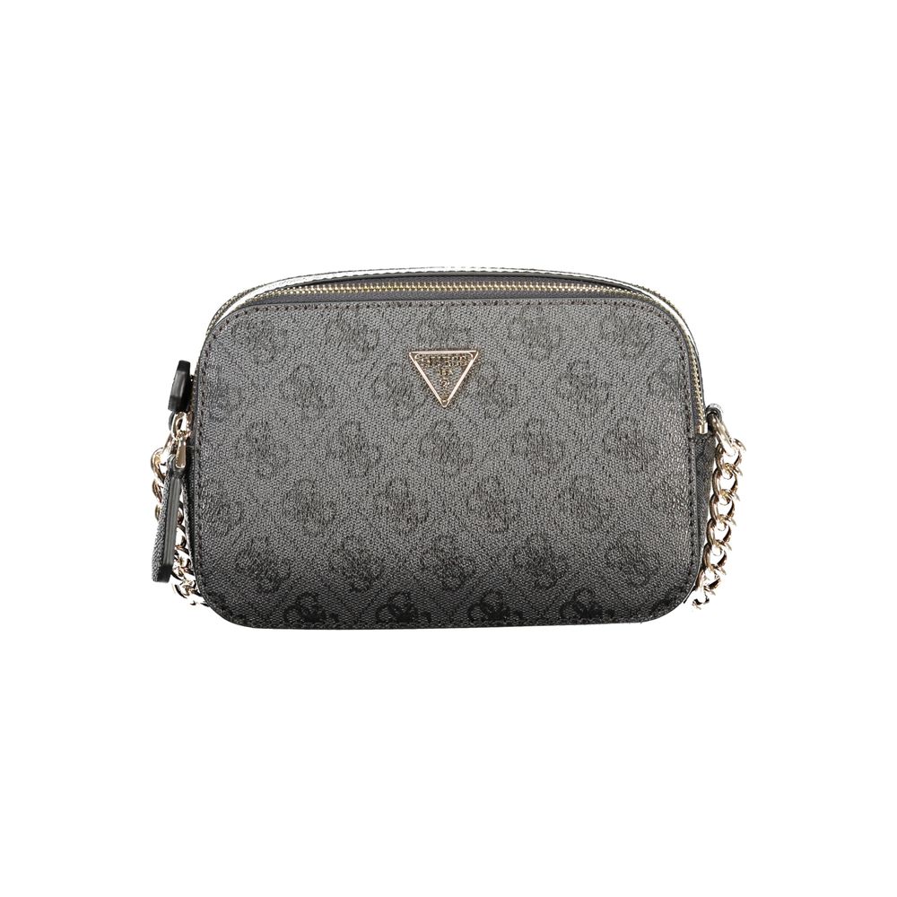 Guess Noelle II Chain Shoulder Handbag Black