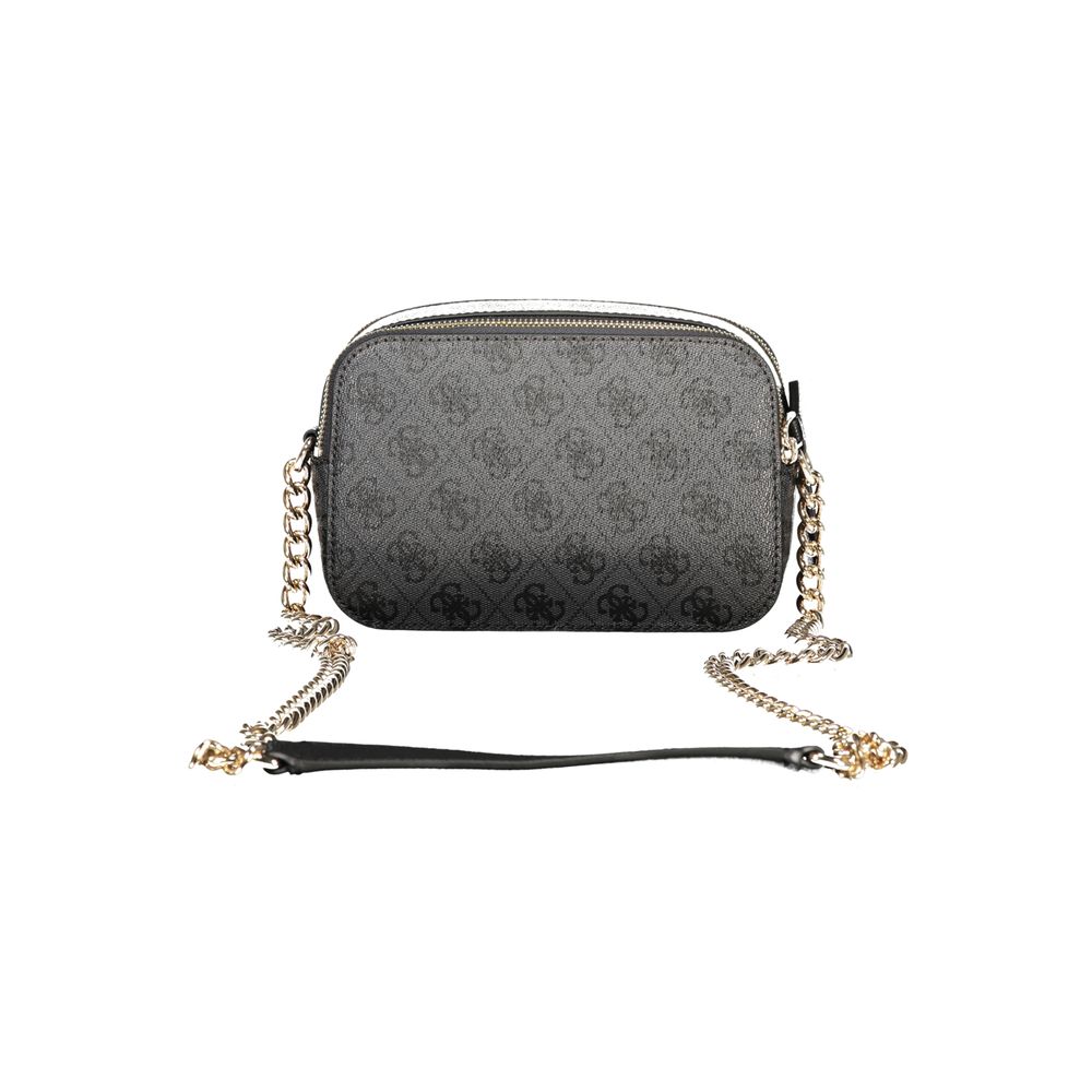 Guess Noelle II Chain Shoulder Handbag Black