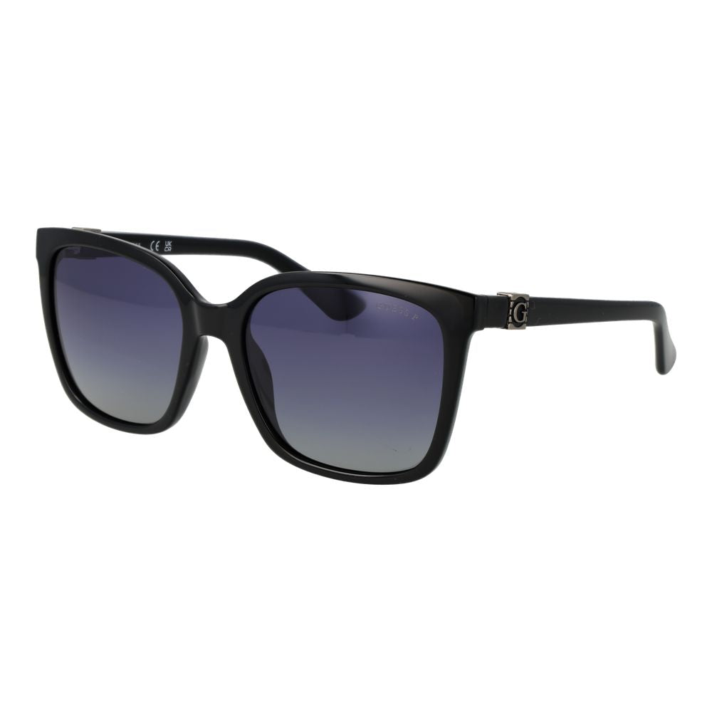 Guess Women's Sunglasses 57mm Polarized Black Plastic