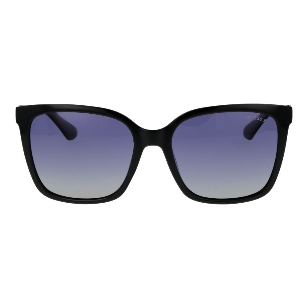 Guess Women's Sunglasses 57mm Polarized Black Plastic