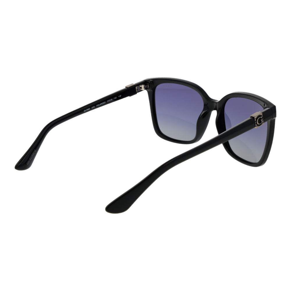 Guess Women's Sunglasses 57mm Polarized Black Plastic