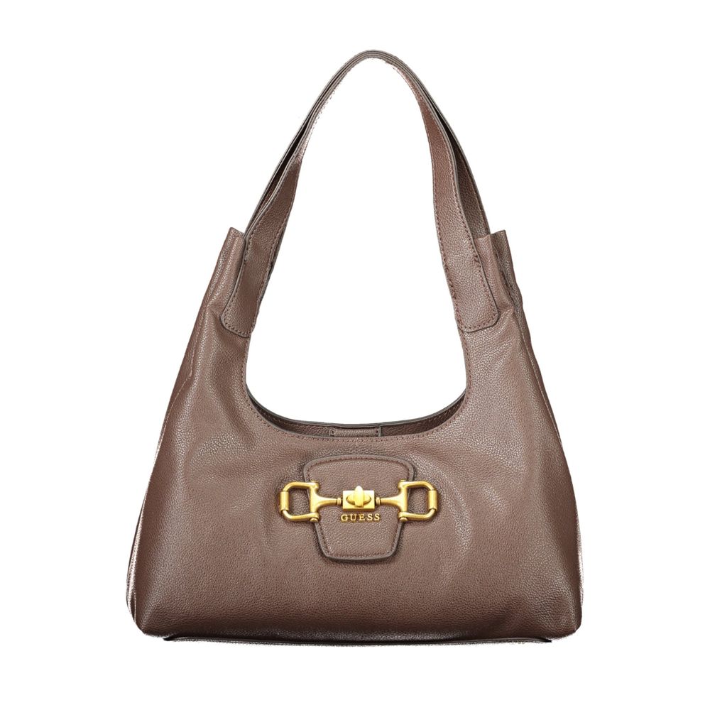 GUESS JEANS Women's Polyurethane Sunset Bag - Brown