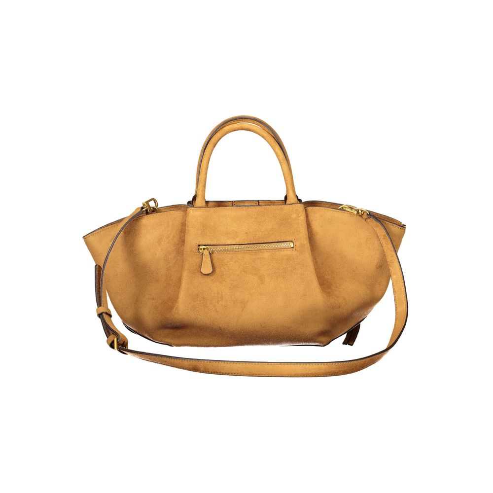 GUESS Jeans Brown Polyester Women's Bag Adjustable Shoulder Strap