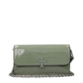 Tory Burch Patent Leather Handbag Green F87943 Removable Strap