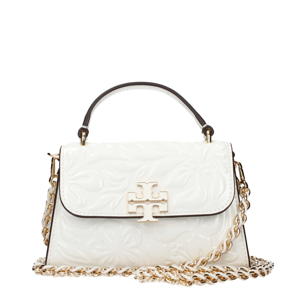 Tory Burch Leather Handbag White F87953 MPN 175837100