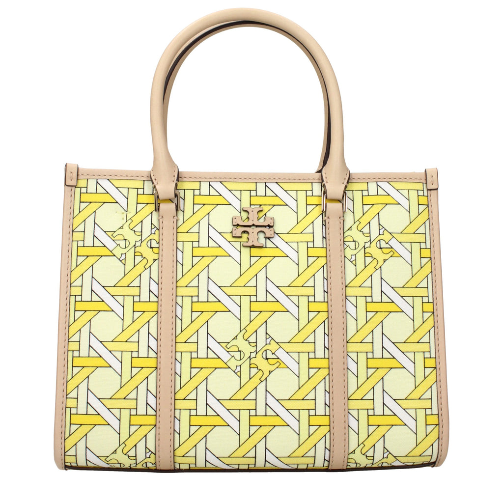 Tory Burch Handbag Yellow Fabric MPN 180479700 F87937