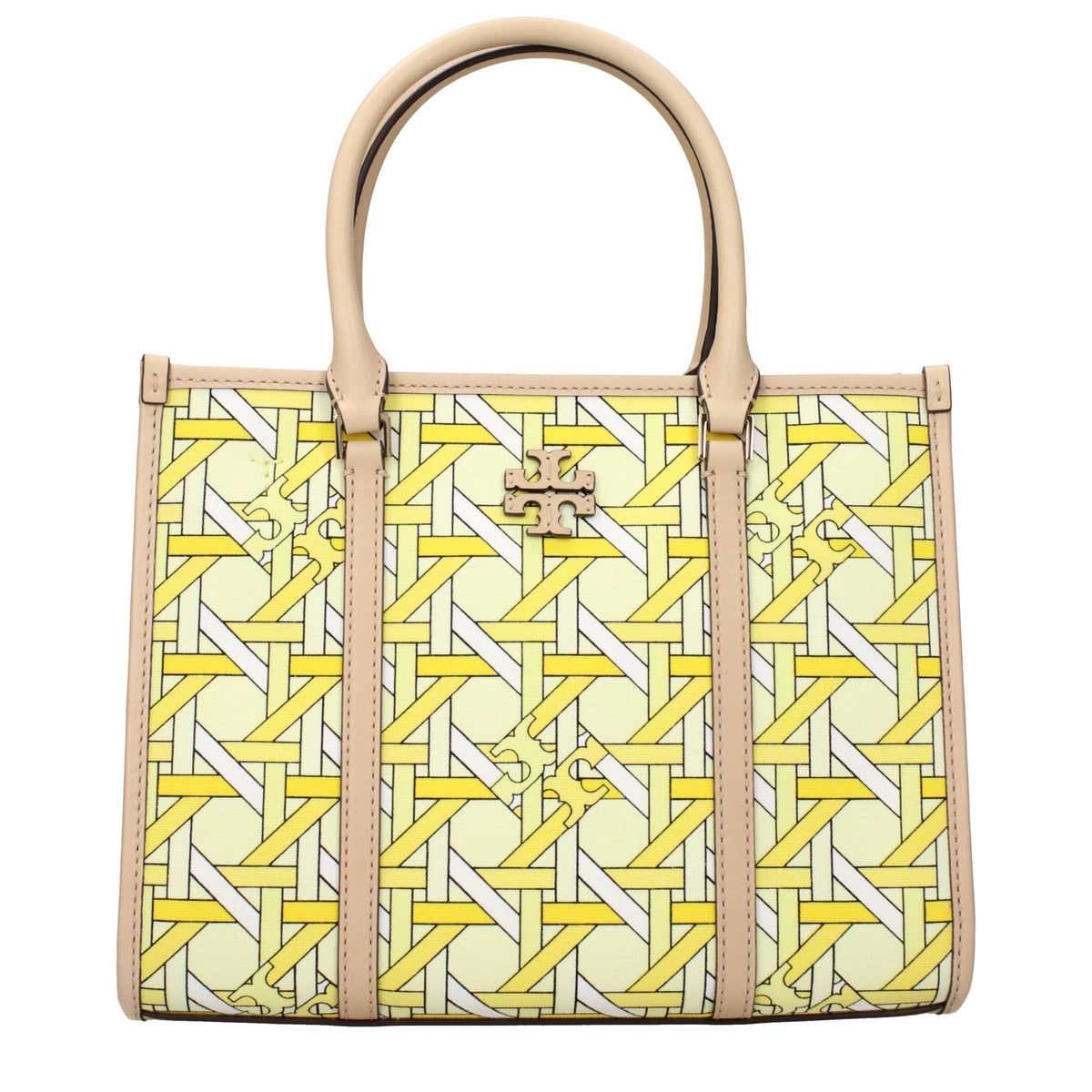 Tory Burch Handbag Yellow Fabric MPN 180479700 F87937
