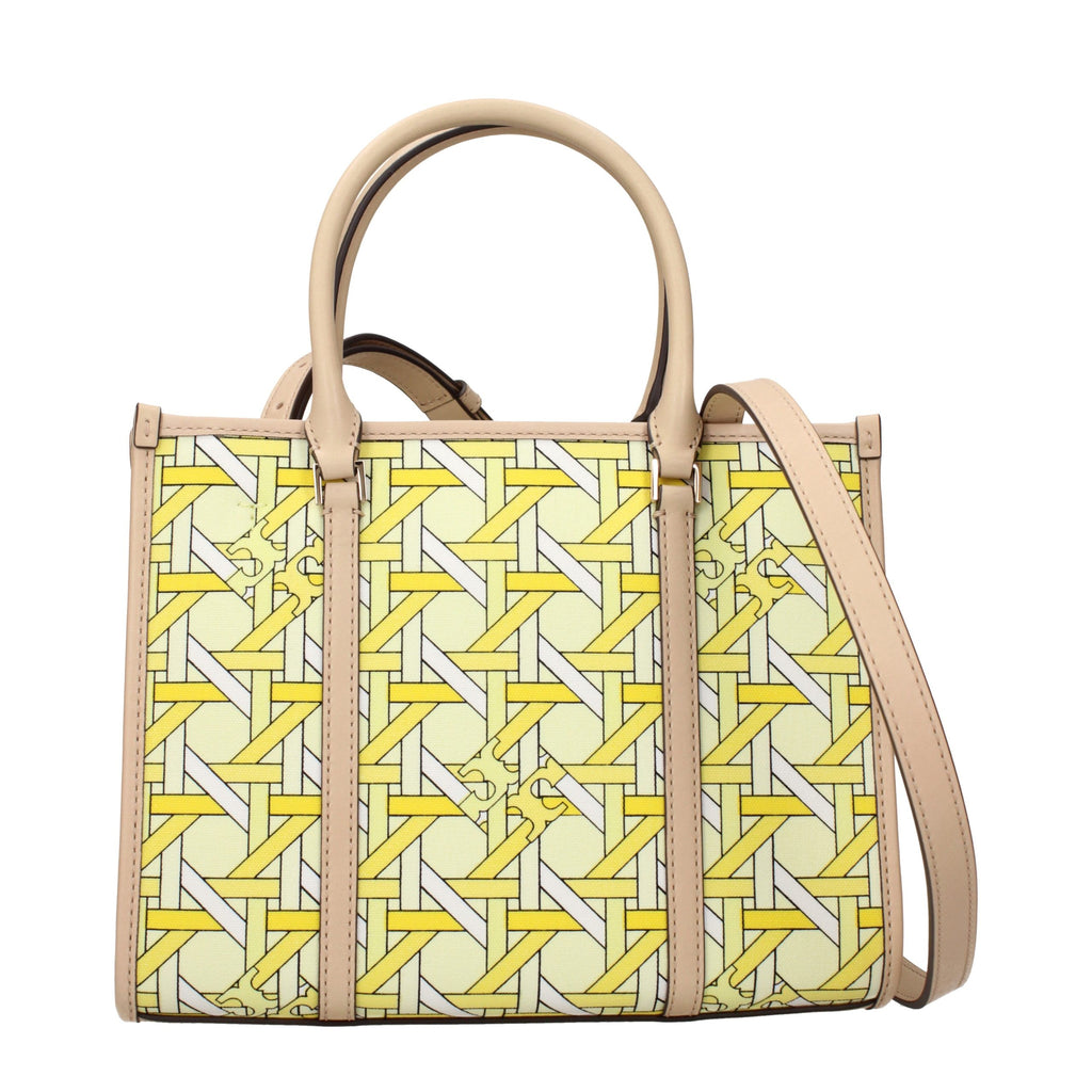 Tory Burch Handbag Yellow Fabric MPN 180479700 F87937