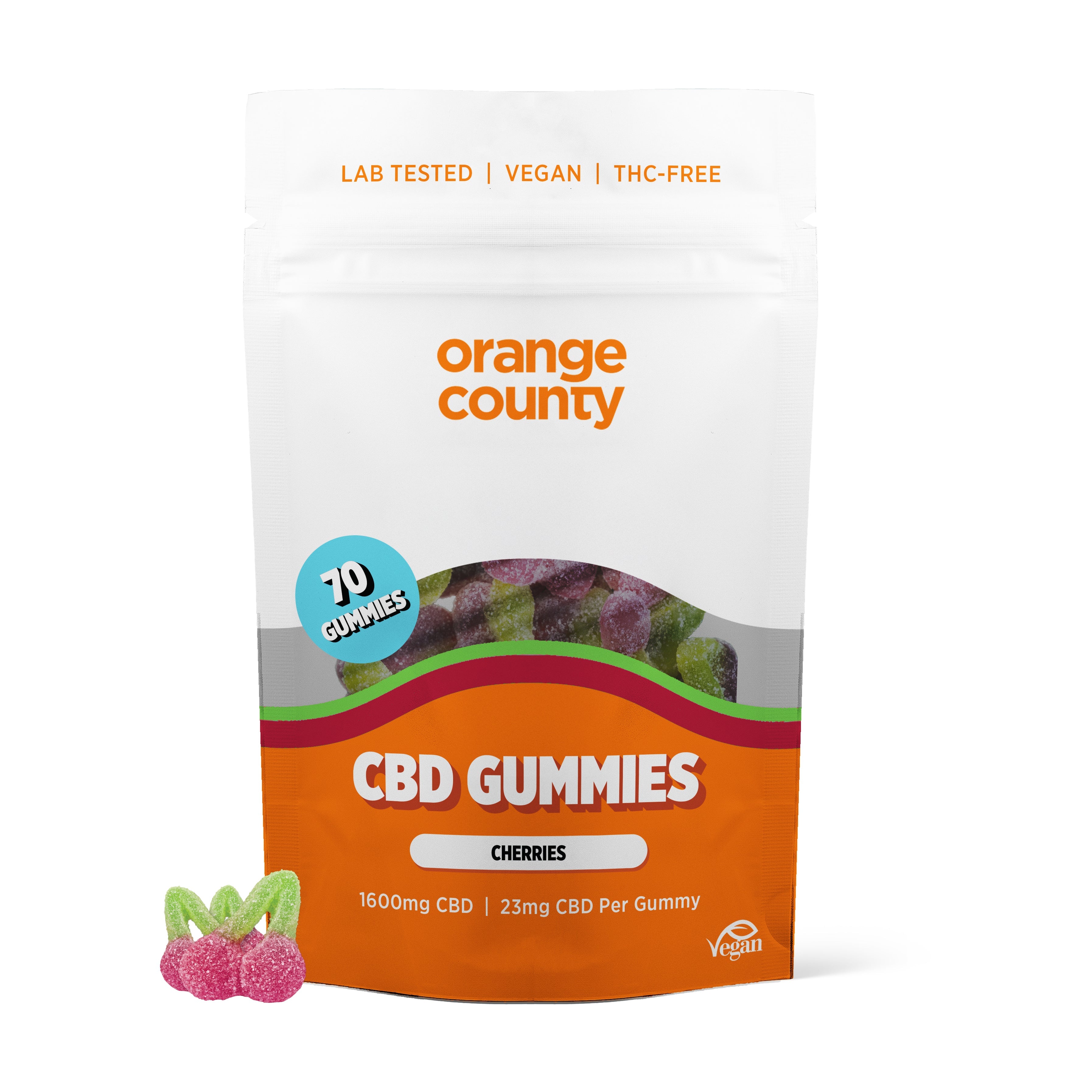 Orange County CBD Gummies 1600mg-4800mg Broad Spectrum 70 Gummies