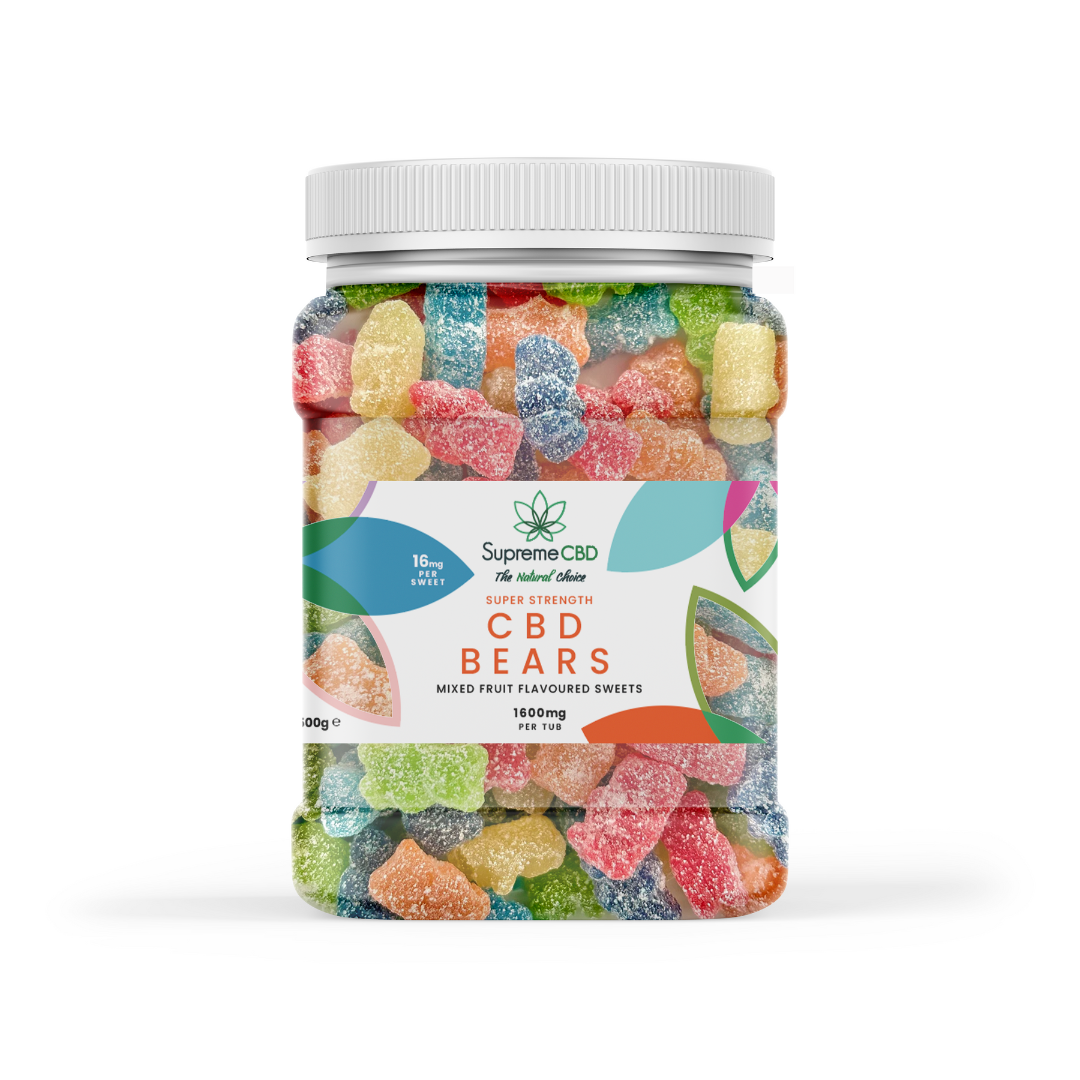 SupremeCBD Large Broad-Spectrum CBD Gummies 1600mg to 4800mg