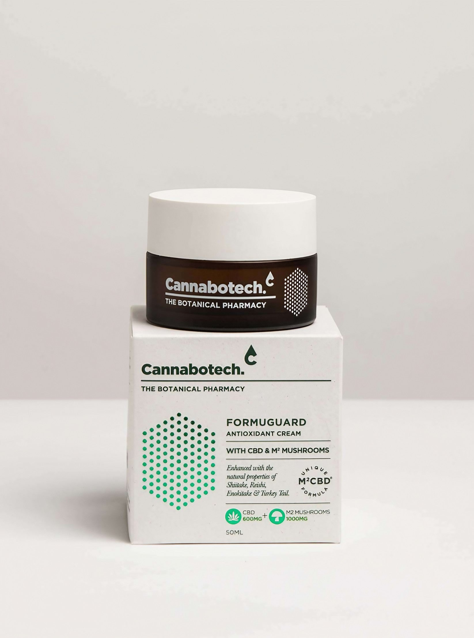 CBD & M2 Mushroom Face Cream by Voyager Antioxidant Moisturiser 50ml