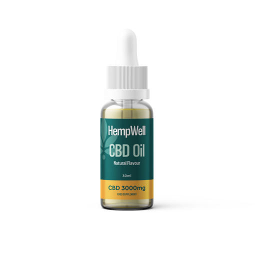 Hempwell Pure CBD Oil 500mg to 3000mg 3 Flavours 30ml