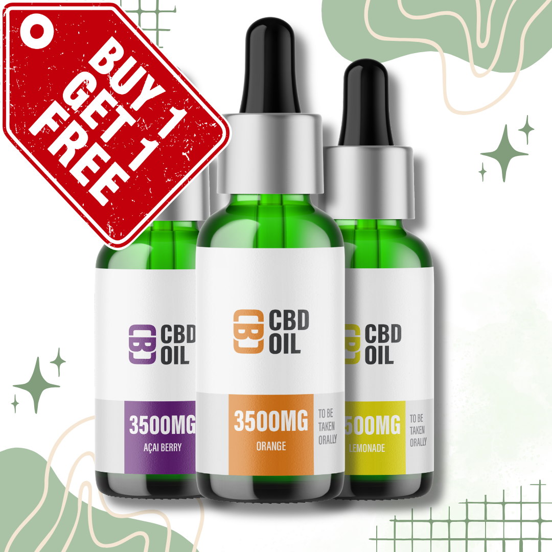 CBD Asylum CBD Oil 1000mg to 3500mg Natural Flavours 10ml
